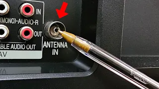 Just insert a pen into the TV and watch all the channels in the world || Antenna Booster