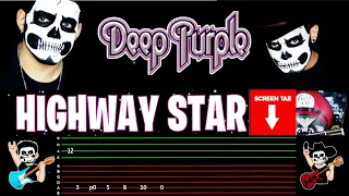 【DEEP PURPLE】[ Highway Star ] cover by Dotti Brothers | GUITAR/BASS LESSON
