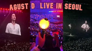 AGUST D LIVE IN SEOUL | D-Day Tour Concert Vlog