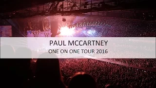 Intro   Playlist   Paul McCartney   One On One Tour 2016