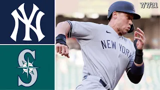 New York Yankees @ Seattle Mariners | Game Highlights | 7/7/21