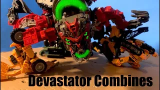 Devastator Combines | Transformers Revenge of the Fallen Scene Stop Motion Recreation