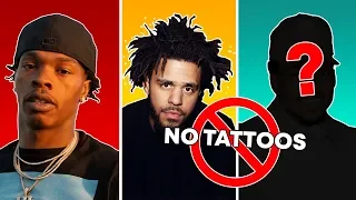 5 Rappers That Have NO Tattoos 😲 (Lil Baby, J. Cole & More)