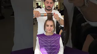 Do you like watching such videos #firsthaircut #shorthaircut #refreshing #hairtutorial
