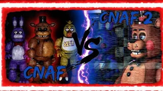 CNAF VS CNAF 2. Что лучше. Creepy nights at Freddy's против Creepy nights at Freddy's 2.