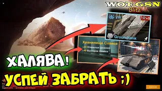 🔥ХАЛЯВА!🔥Забери БЕСПЛАТНО - Groundtank, Хранилище Спайса и Камо на Maus в WoT Blitz 2024 | WOT-GSN