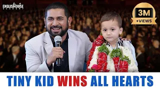 Tiny Kid Wins All Hearts ❤️ | 3-Year Old Boy Receives Passionate Son Award | Public Speaking Skills