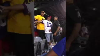 Fist fight at the MetLife stadium in Giants vs steelers pre season