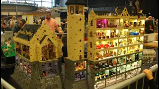 Huge Harry Potter Hogwarts Castle with Interiors From LEGO