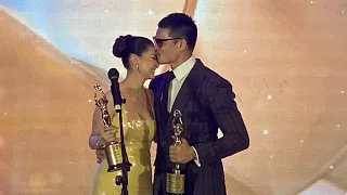 [FULL] DONGYAN NAGKISS SA SOBRANG PASASALAMAT NA KINILALA SILA BILANG FAMAS BIDA SA TAKILYA