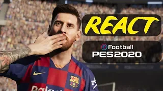 REACT DO TRAILER DO EFOOTBALL PES 2020 - E3 - SURPREENDENTE? VAMOS COM CALMA