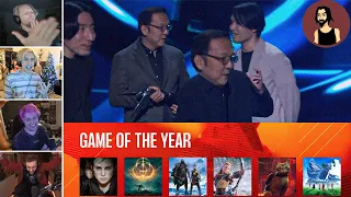 Streamers React to 2022 The Game Awards, Game of the Year Winner Moment (Reaction)