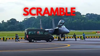 RSAF Open House Singapore 2023 Scramble Fighter Jets