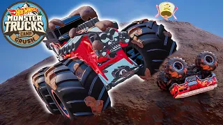 Epic Mudslide Blocks Hot Wheels Monster Trucks! 😱 - Monster Truck Videos for Kids | Hot Wheels