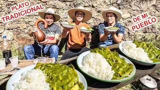 Preparamos PLATO TÍPICO TRADICIONAL de MI PUEBLO (MONDONGUITO VERDE) Una delicia 🤤