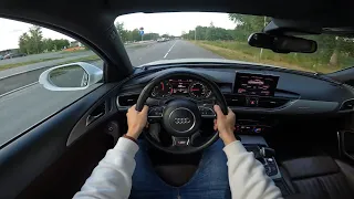 Audi A6 C7 3.0 BITDI S-line 2012 Saloon POV Drive