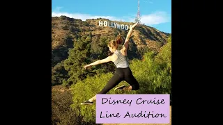 IN CONSIDERATION FOR DISNEY CRUISE LINE/ My Audition Experience