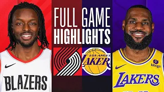 TRAIL BLAZERS vs LAKERS FULL GAME HIGHLIGHTS JANUARY 21, 2024 NBA FULL GAME HIGHLIGHTS TODAY 2K24