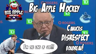 Canucks Jim Rutherford DISRESPECT Boudreau | Big Apple Hockey