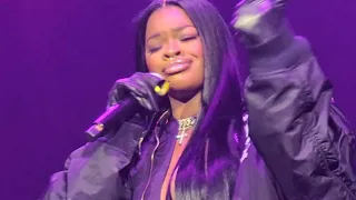 JT (City Girls) BUSTS HER BEHIND LIVE ON STAGE, YUNG MIAMI Comes To RESCUE HER @ Detroit Hip Hop 50