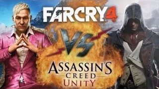 Рэп Баттл  Far Cry 4 vs  Assassin's Creed  Unity HD
