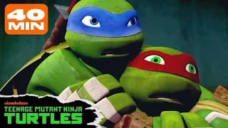 40 MINUTES of Leo and Raph's BEST Bro Moments ❤️💙 | Teenage Mutant Ninja Turtles