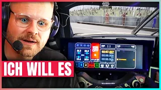 Er hat sich ein 15 Zoll Dashboard für sein SIM RIG gebaut