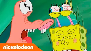 SpongeBob Schwammkopf | SpongeBobs und Patricks eingefrorene Gesichter | Nickelodeon Deutschland