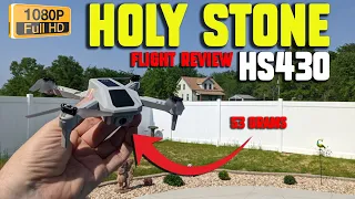 Holy Stone HS430 Mini 1080p (53g) Drone Flight Review | Flies Great & Decent Camera