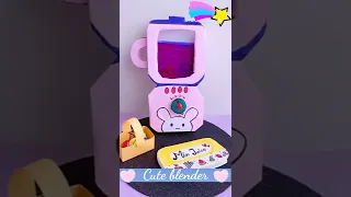 Cute blender machine for juice 🧃 #shorts #youtubeshorts #art #satisfying