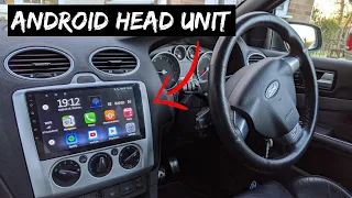 How to INSTALL Secaine Android Head Unit into your CAR! (Focus ST Mk2)