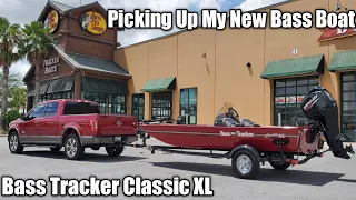 Picking up My New 2021 Bass Tracker Classic XL