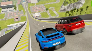 Big Ramp Jumps with Expensive Cars #15 - BeamNG Drive Crashes | DestructionNation