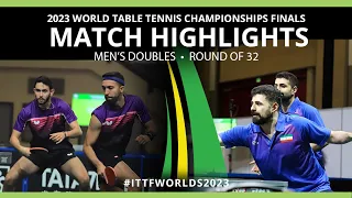 Alamian/Alamiyan vs Afanador/Gonzalez | MD R32 | 2023 ITTF World Table Tennis Championships Finals