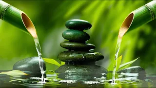 Beautiful Relaxing Piano - Meditation Music with Bamboo Water Fountain