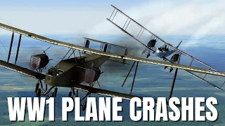 Bomber Dogfights, Airplane Crashes, Collisions & Fails! V13 | Rise of Flight Crashes