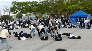 ARTBEAT (14 Dancers) - Dance Battle JYP Performance (Mafia In the morning + ) | Han River Busking