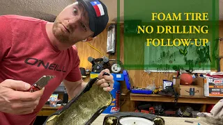 Lawn Mower Tire Repair FOAM Fill - Followup