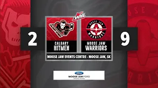 Moose Jaw Ford Highlights: Warriors (9) vs Calgary (2) - Dec. 9