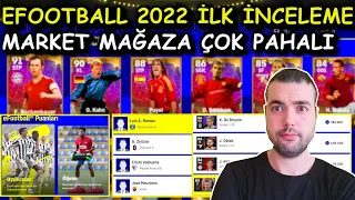 EFOOTBALL 2022 İLK İNCELEME | MARKET MAĞAZA ÇOK PAHALI & ANTRENMAN  ( Efootball 2022 )