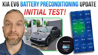 Kia EV6 Battery Conditioning Update INITIAL TEST! 😀