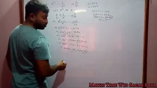 Solve 4^x +1/4^x =257/16 Important question For Class 10 SEE Students