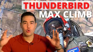 USAF Fighter Pilot Reacts to Thunderbird MAX Climb with Passenger