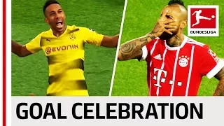 Best Goal Celebrations 2017/18 So Far - Party Up With Lewandowski, Aubameyang and More