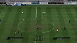 FIFA 11 Manual Controls - Man City vs Man Utd - Match Highlights [HD]