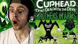 Vapor Reacts #582 | NEW CUPHEAD CROSSOVER SONG LYRIC VIDEO "Brothers In Arms" by DAGames REACTION!!