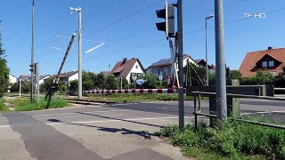 Railroad Crossing -  Kressbronn (DE) - Bahnübergang Argenstraße , Passage à niveau