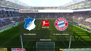 Hoffenheim vs Bayern Munich | PreZero Arena | 2023-24 Bundesliga | PES 2021