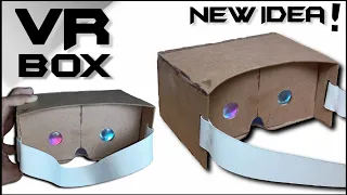 How to make VR Box At Home | Homemade 360° Virtual Reality Headset | NEW IDEA !