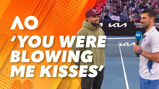 The Nick Kyrgios and Novak Djokovic bromance is blossoming: 2024 Australian Open | WWOS